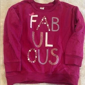 Kids Fabulous Pink Sweatshirt 7-8